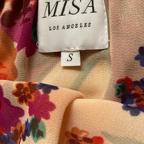 Misa Los Angeles X REVOLVE Burgundy Floral Mini Dress SZ S - Picture 4 of 4